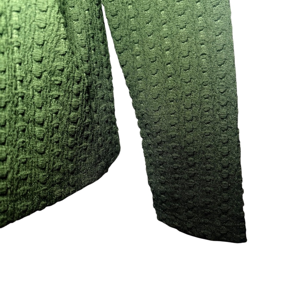 Maeve Anthropologie Green Textured Bubble Knit Mock Neck Top Womens XL NWT - Picture 8 of 10